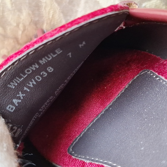 Willow Mule Velvet Loafers Size 7 M - Picture 6 of 6